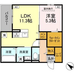 (仮）D‐room泉崎2丁目PJ Aの物件間取画像